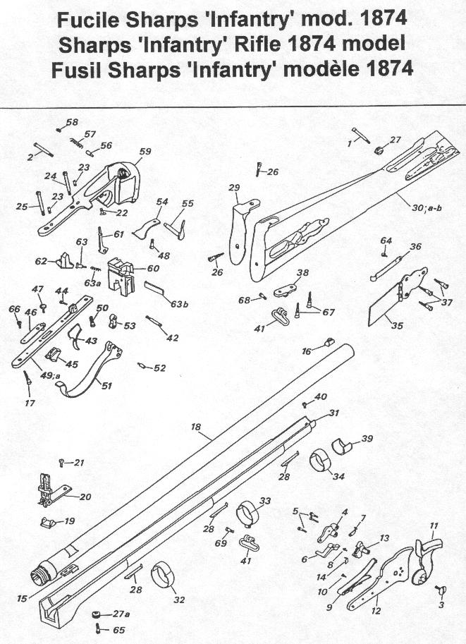 Sharps Infantry Rifle Modell 1874