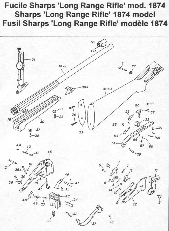 Sharps Long Range Rifle Model 1874